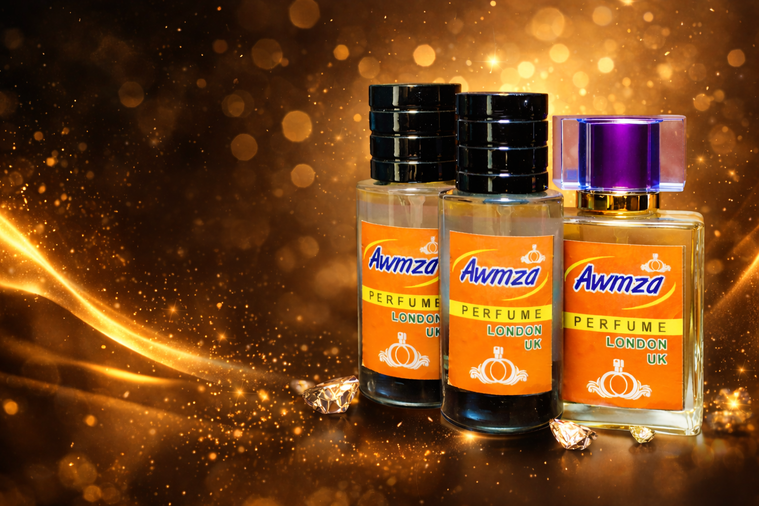Home Luxurious Awmza Perfume Display