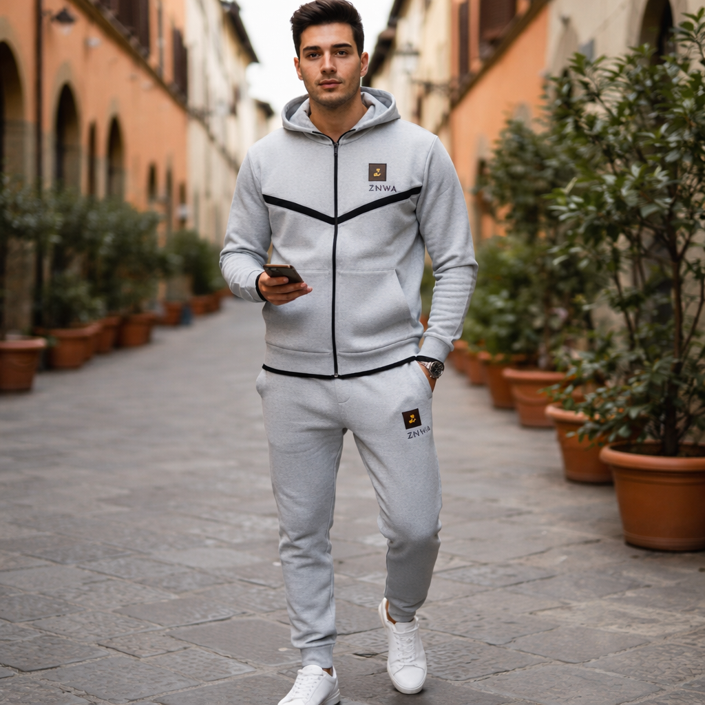 confident stroll through european streets